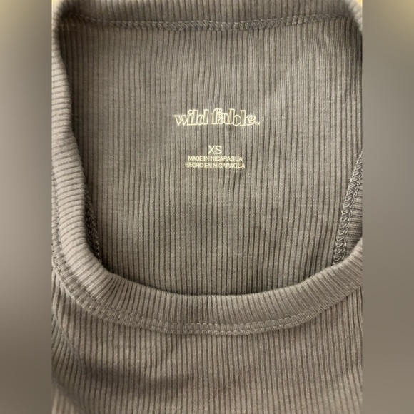 wild fable ⭐️ Racerback Tank ⭐️ XS, Gray-Blue ❣️ - Picture 2 of 7